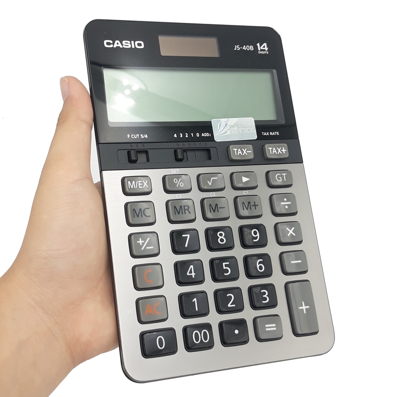 Máy Tính Văn Phòng Casio JS-40B - Màu Đen