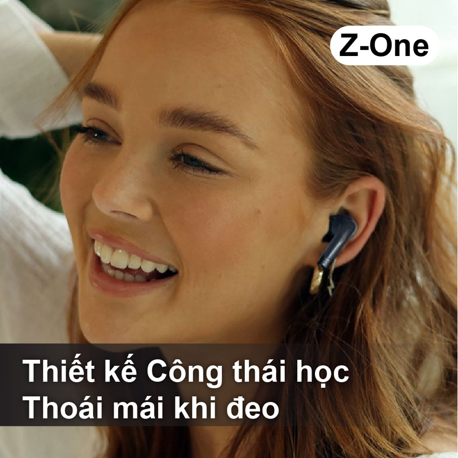 Tai nghe không dây myALO Z-One: tai nghe Bluetooth 5.3; chống nước chống mồ hôi; pin 30H; điều khiển cảm ứng, thiết kế công thái học