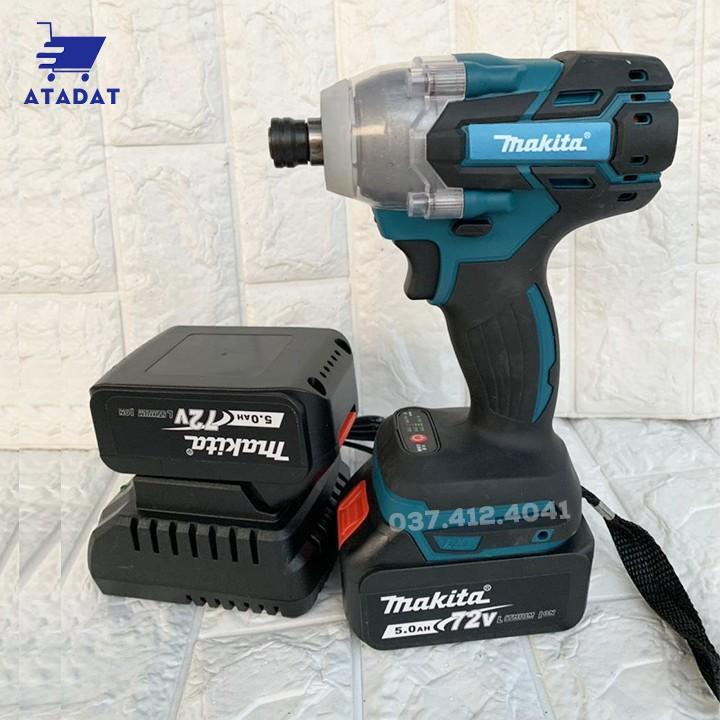 Máy bắt vít chuyên dụng dùng pin Makita 72V, không chổi than, pin 10 cell, Máy khoan pin 100% Lõi đồng