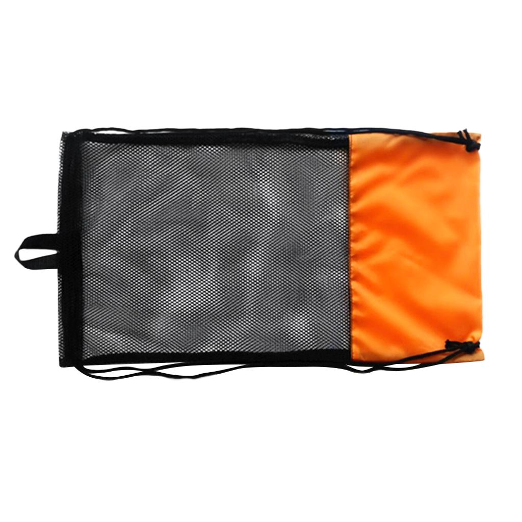 20KG Load Backpack Style Mesh Drawstring Storage Bag for Scuba Gear Dive Fins Snorkel Goggles Mask