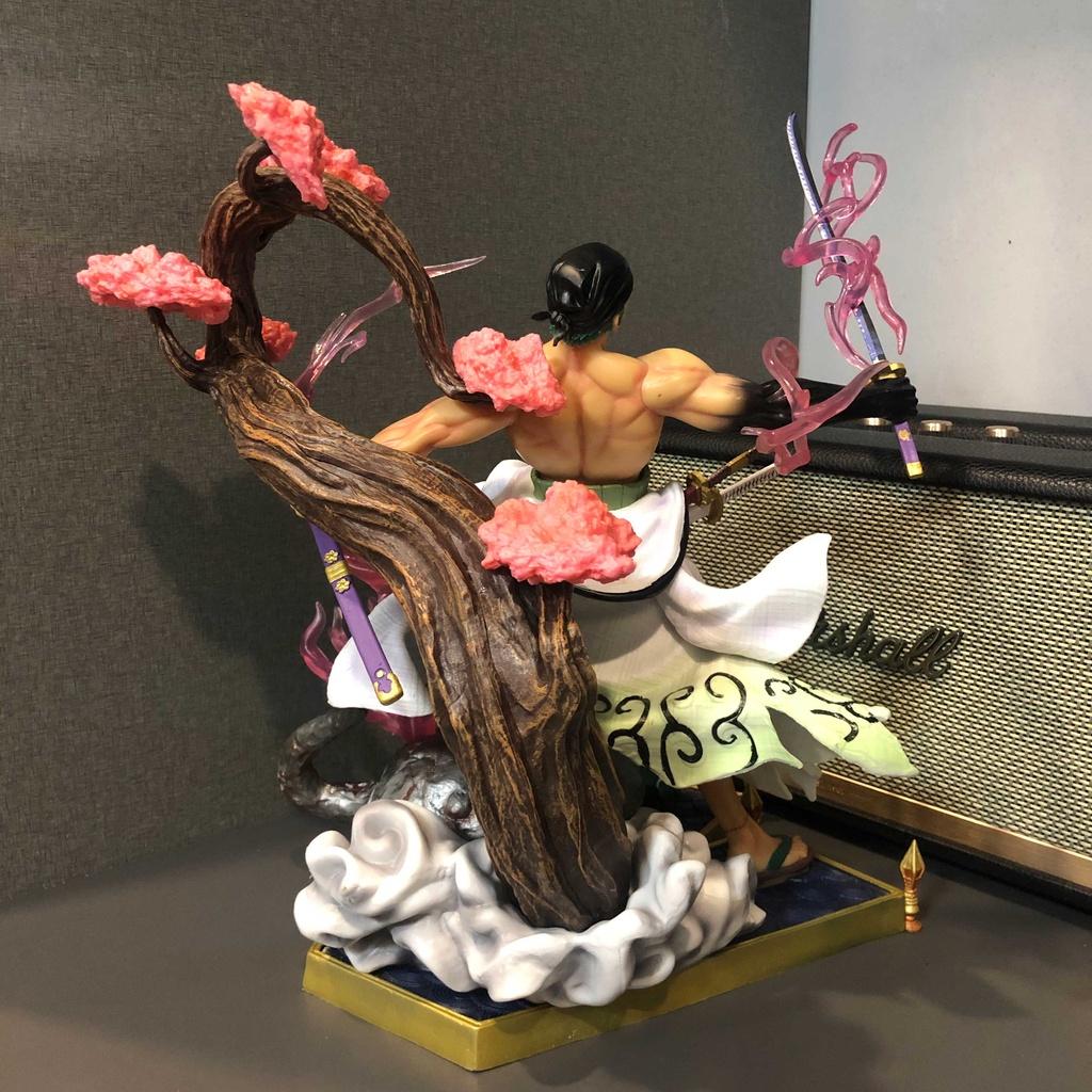 Figure / Mô hình Zoro Wano hoa anh đào 35 cm