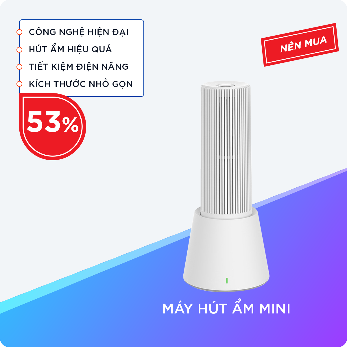 MÁY HÚT ẨM VÀ SẤY MINI