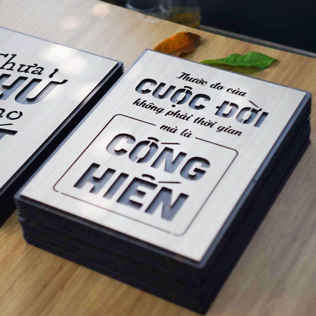 Tranh động lực TBIG107: Thước đo cuộc đời không phải thời gian mà là cống hiến