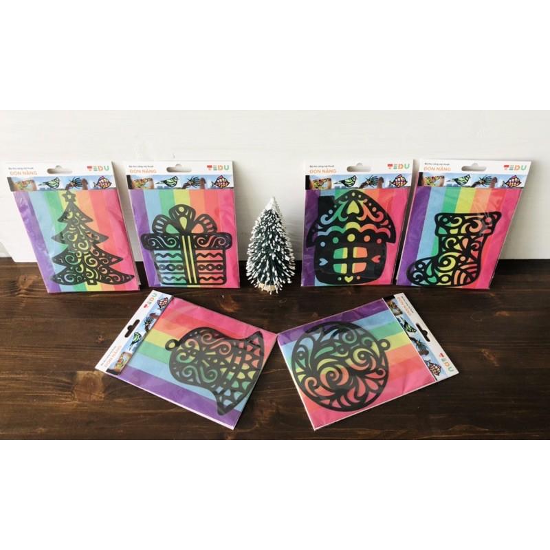 THỦ CÔNG ĐÓN NẮNG GIÁNG SINH SET 6 KHUNG