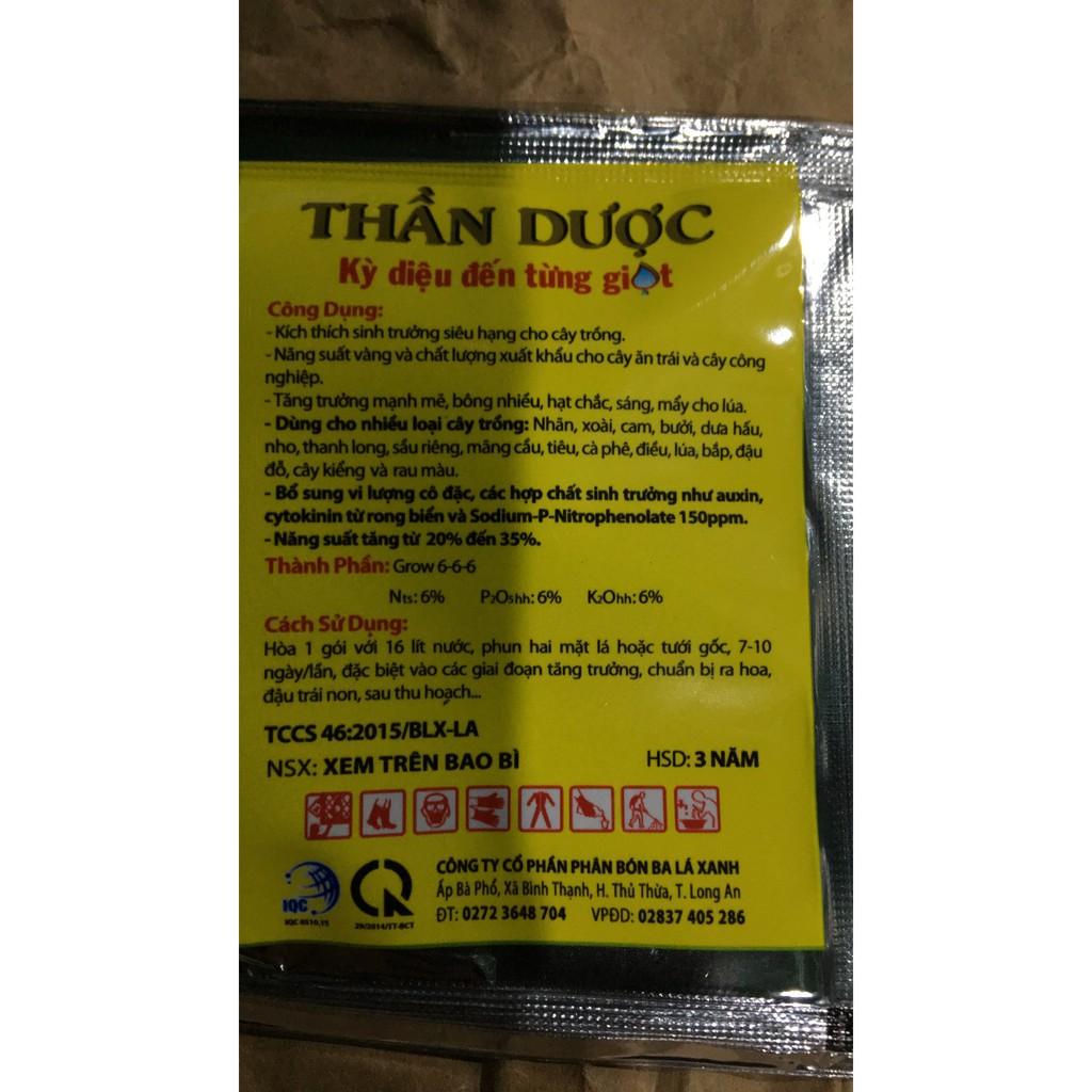Phân bón lá BA LÁ XANH 6-6-6 gói 10 ml