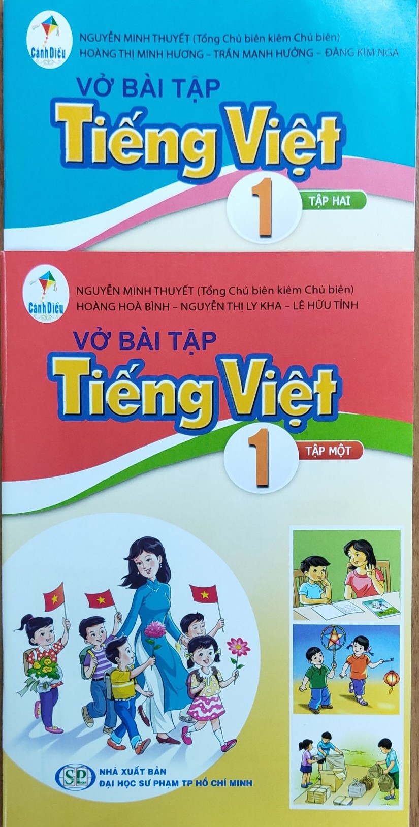 Vở bài tập Tiếng Việt Lớp 1 (2 tập) Bộ sách Cánh Diều