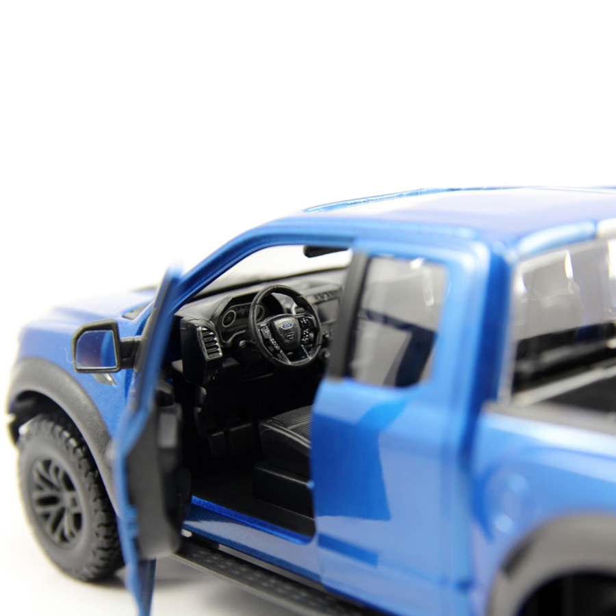 Mô Hình Xe Ford Raptor F-150 Special 2017 Blue 1:24 Maisto MH-31266