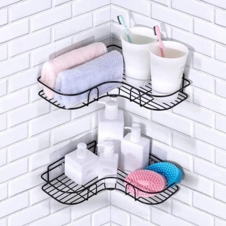 KỆ SẮT DÁN GÓC TƯỜNG GÓC VUÔNG CÁCH ĐIỆU
