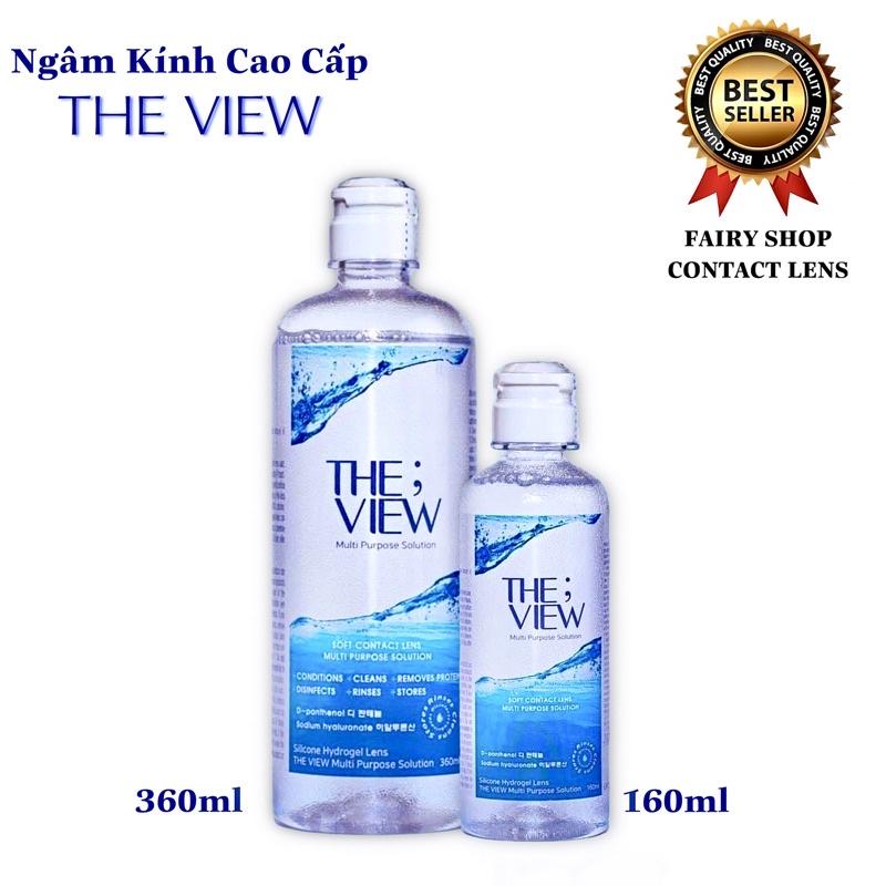 Nước Ngâm Lens FAIRY SHOP CONTACT LENS Chuyên Dụng Angle Eyes/ Fairy Eyes/ Care THE VIEW 160ml &amp; 360ml Cao cấp