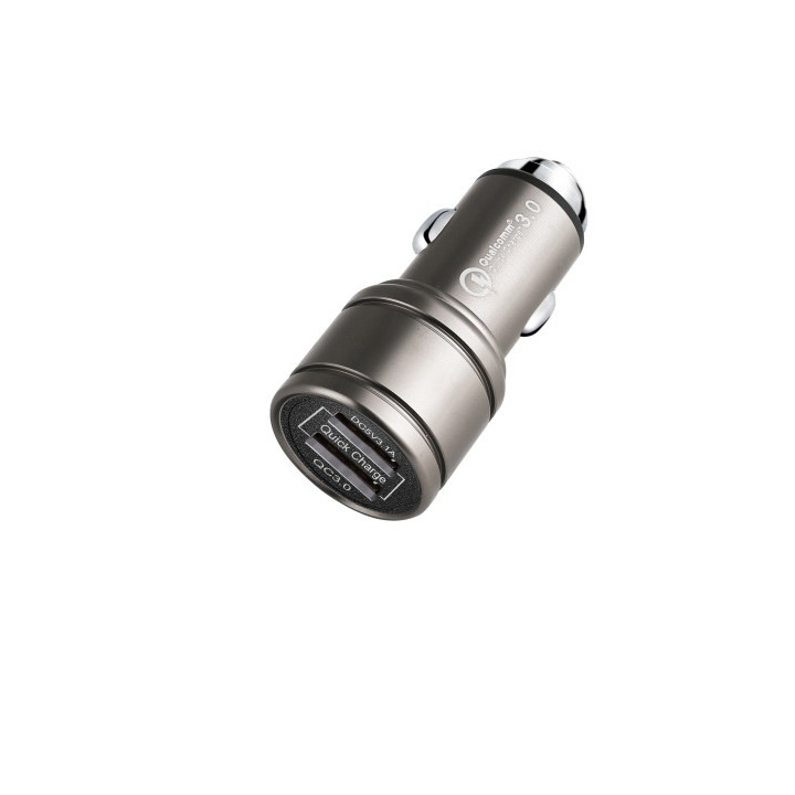 Tẩu sạc trên ô tô đa năng, tiện dụng tích hợp 2 cổng USB sạc nhanh