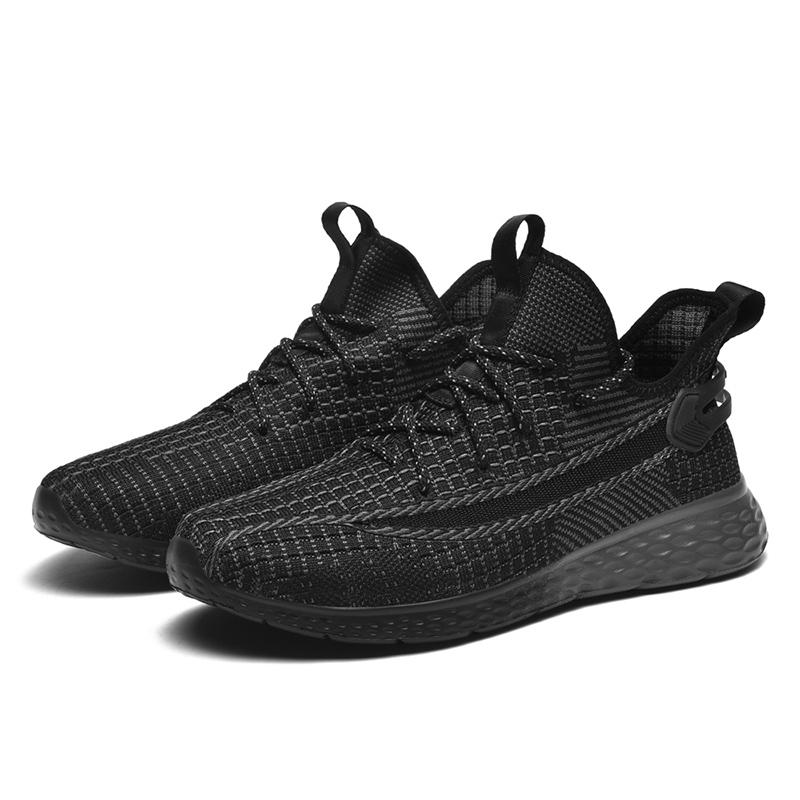 Kích thước 36-48 Mùa hè Mùa hè Sneakers cho các cặp vợ chồng phụ nữ Ánh sáng Giày chạy bộ thoải mái Color: Black Shoe Size: 8