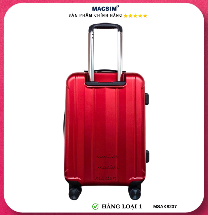 Vali cao cấp Macsim Aksen hàng loại 1 MSAK8237 cỡ 20inch
