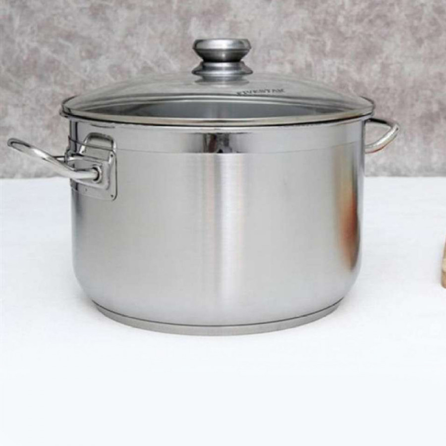 Nồi Luộc Gà Inox 430 Bếp Từ 3 Đáy Nắp Kính Fivestar Tặng 10 Muỗng Ăn