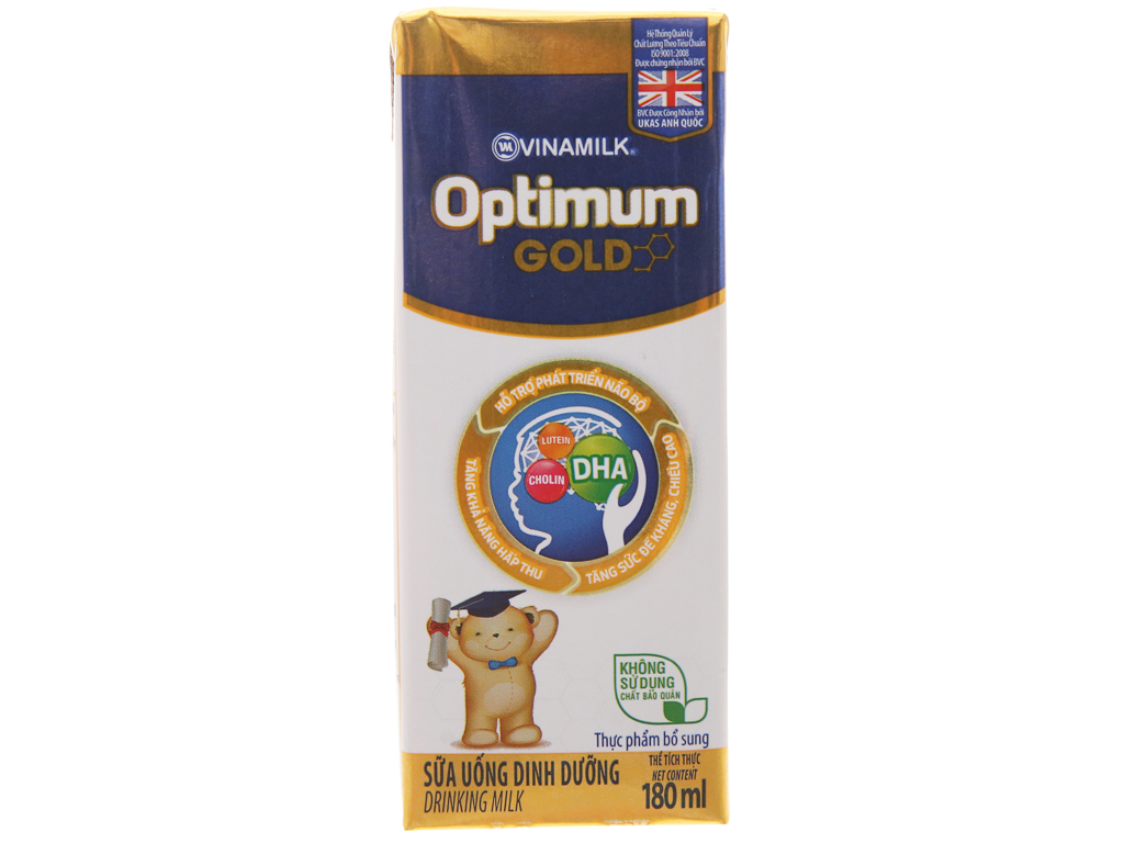 48 HỘP SỮA BỘT PHA SẴN OPTIMUM GOLD 180ML