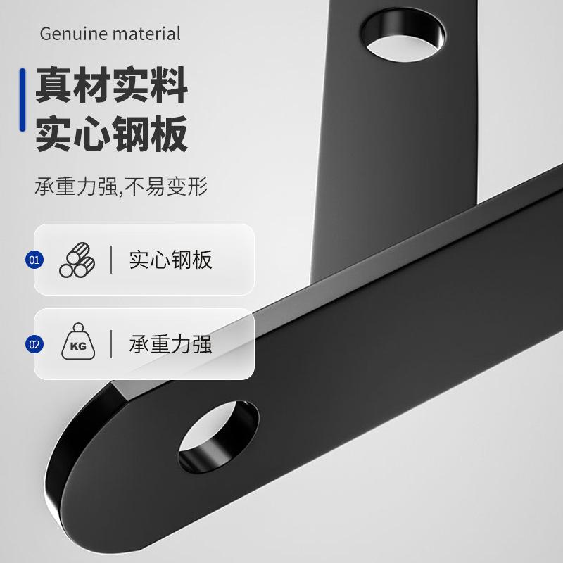 Giao hàng nhanh Saiying khung hình tam giác kệ treo tường lớp phân vùng góc vuông bằng sắt hỗ trợ cố định giá đỡ ba chân treo tường chịu lực