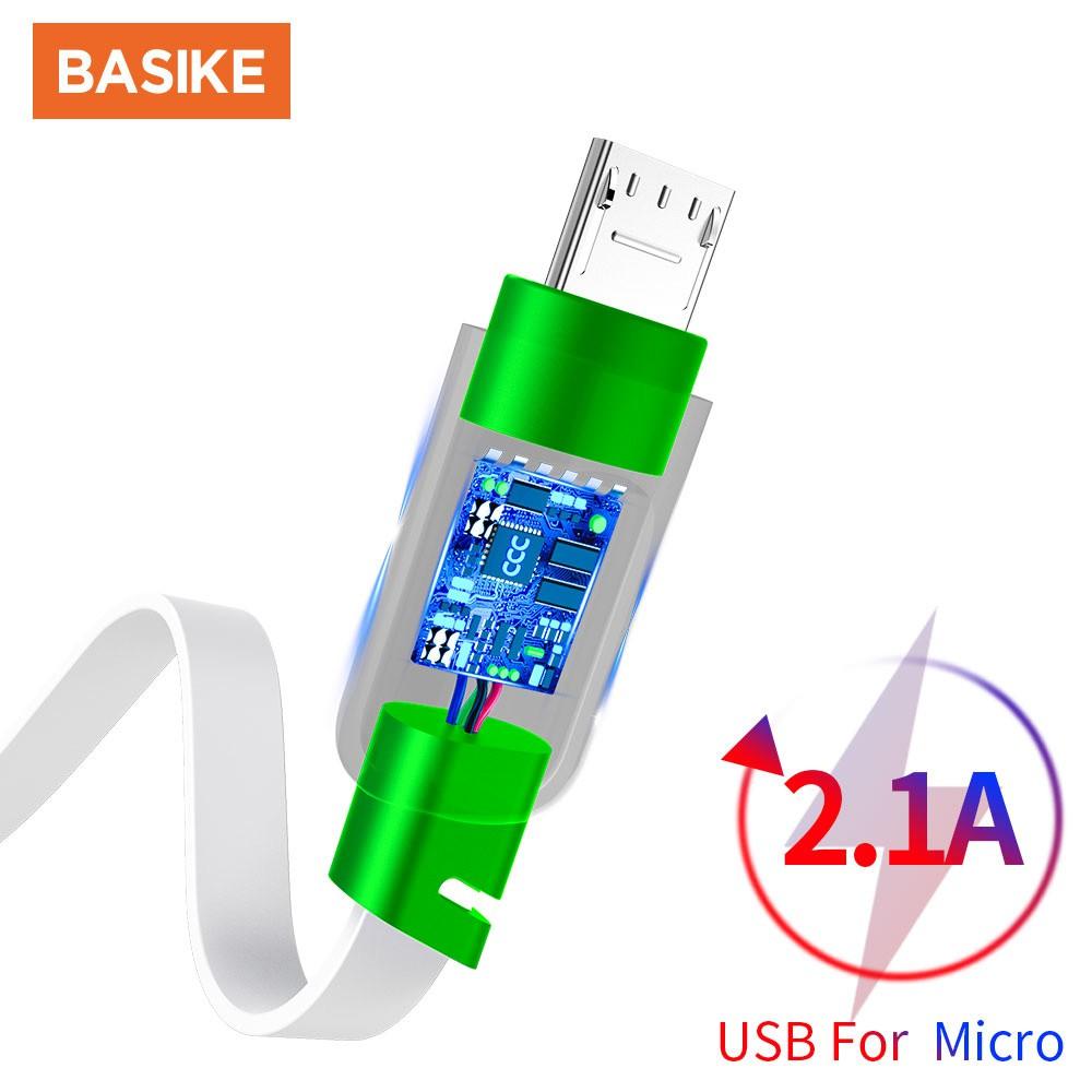 Dây cáp sạc nhanh BASIKE CT319K hỗ trợ truyền dữ liệu nhanh chóng cao cấp đa năng cho Android 1M-Hàng chính hãng