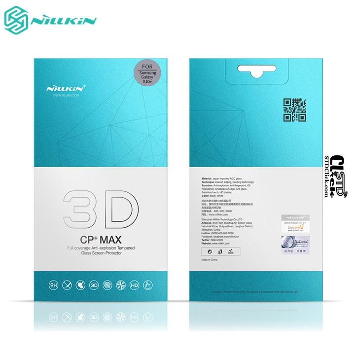 MIẾNG DÁN CƯỜNG LỰC DÀNH CHO ĐIỆN THOẠI SAMSUNG GALAXY S10E NILLKIN 3D CP+MAX