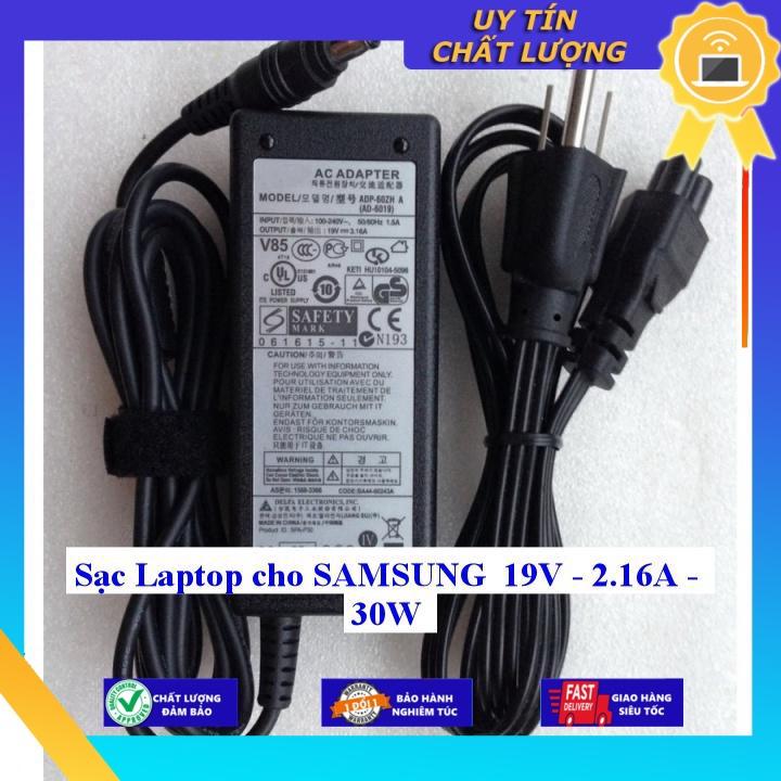 Sạc Laptop cho SAMSUNG 19V - 2.16A - 30W - Hàng Nhập Khẩu New Seal