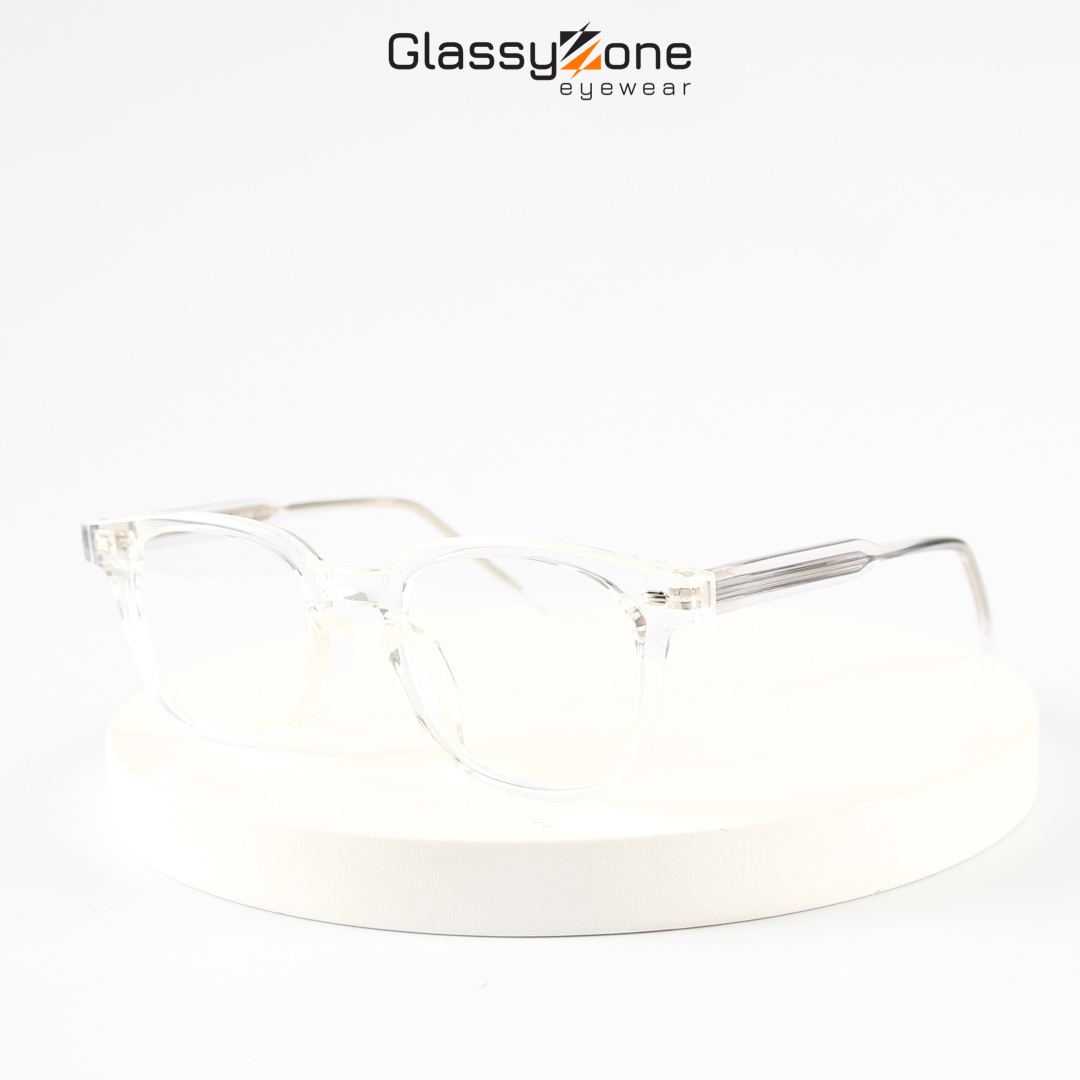 Gọng kính cận, Mắt kính giả cận nhựa Form vuông Unisex Nam Nữ Haley - GlassyZone