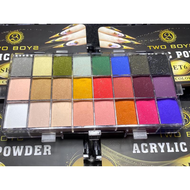 SET BỘT NHŨ MỸ 24 MÀU 5IN1 ĐẮP MÓNG,NẶN HOA,TẠO HÌNH,FANTASY,FLAT,BỘT DẺO MỊN ĐƯỢC MIX NHŨ SẴN
