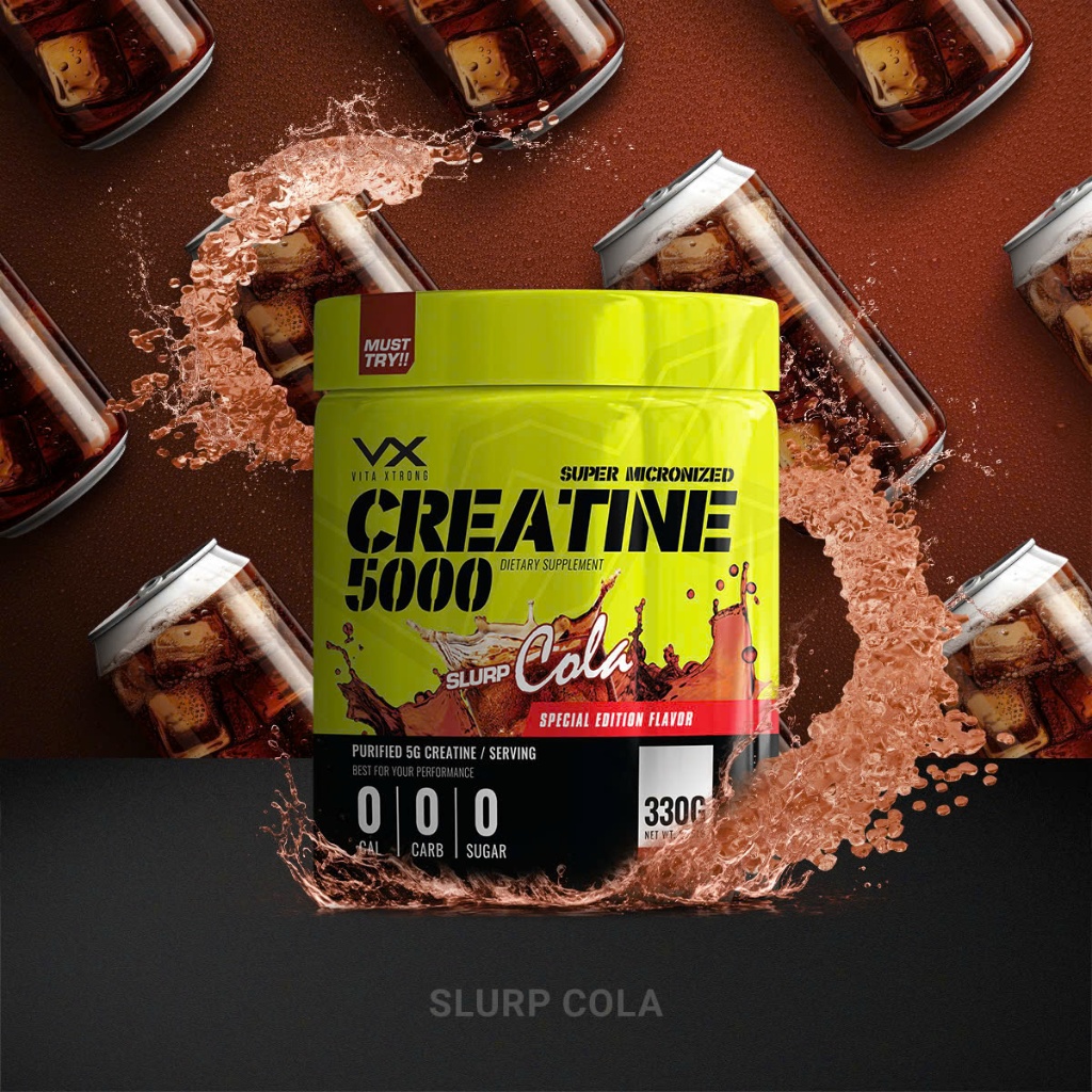 VitaXtrong Bột Tăng Sức Mạnh Creatine 5000 (300g, 500g) Thực Phẩm Bổ Sung Creatine Tinh Khiết | MuscleStore
