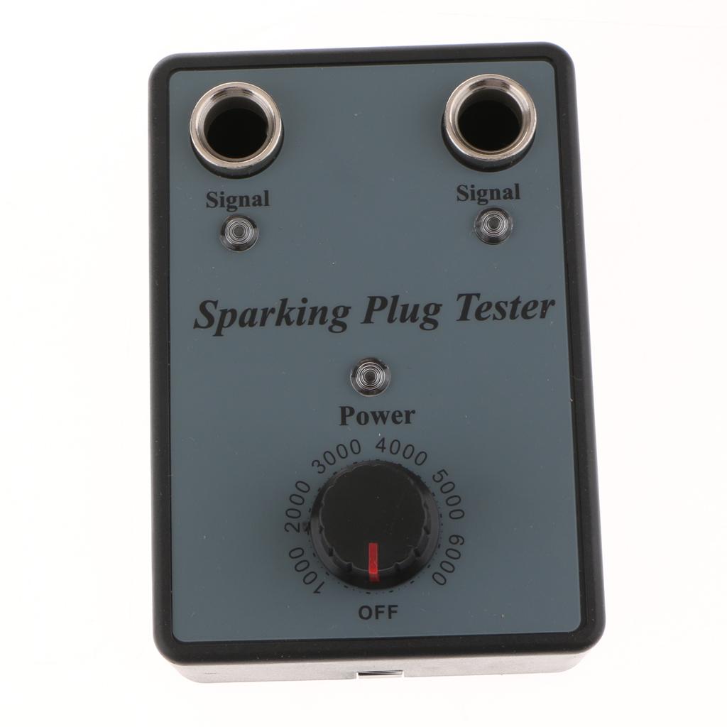 Dual Hole Spark Plug Tester Detector Ignition Plug Analyzer Diagnostic Tool