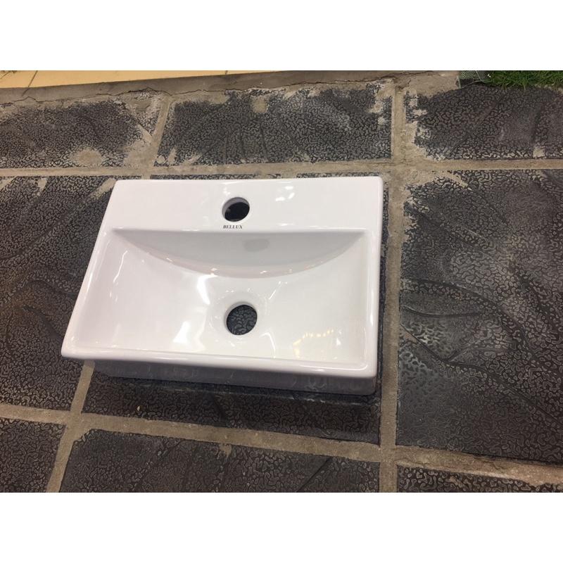 Chậu lavabo, chậu rửa mặt treo tường nhỏ 25x36cm