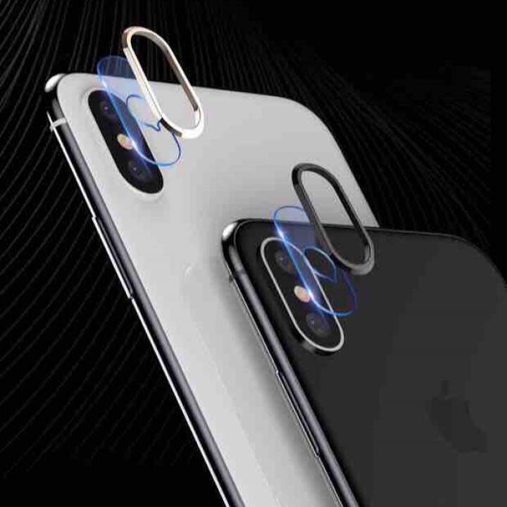 Combo Kính Cường Lực và Vòng Bảo Vệ Camera cho iPhone X, Xs Max