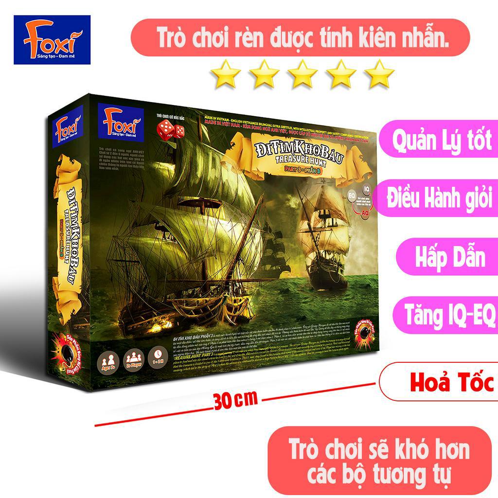 Đồ Chơi Board Game - Đi Tìm Kho Báu Phần 3 - Foxi