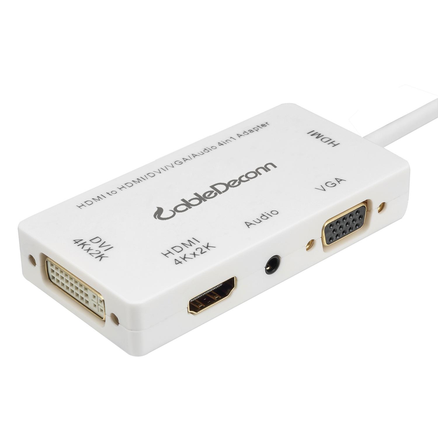 Mua cabledeconn HDMI Splitter HDMI to VGA DVI Audio Video Cable