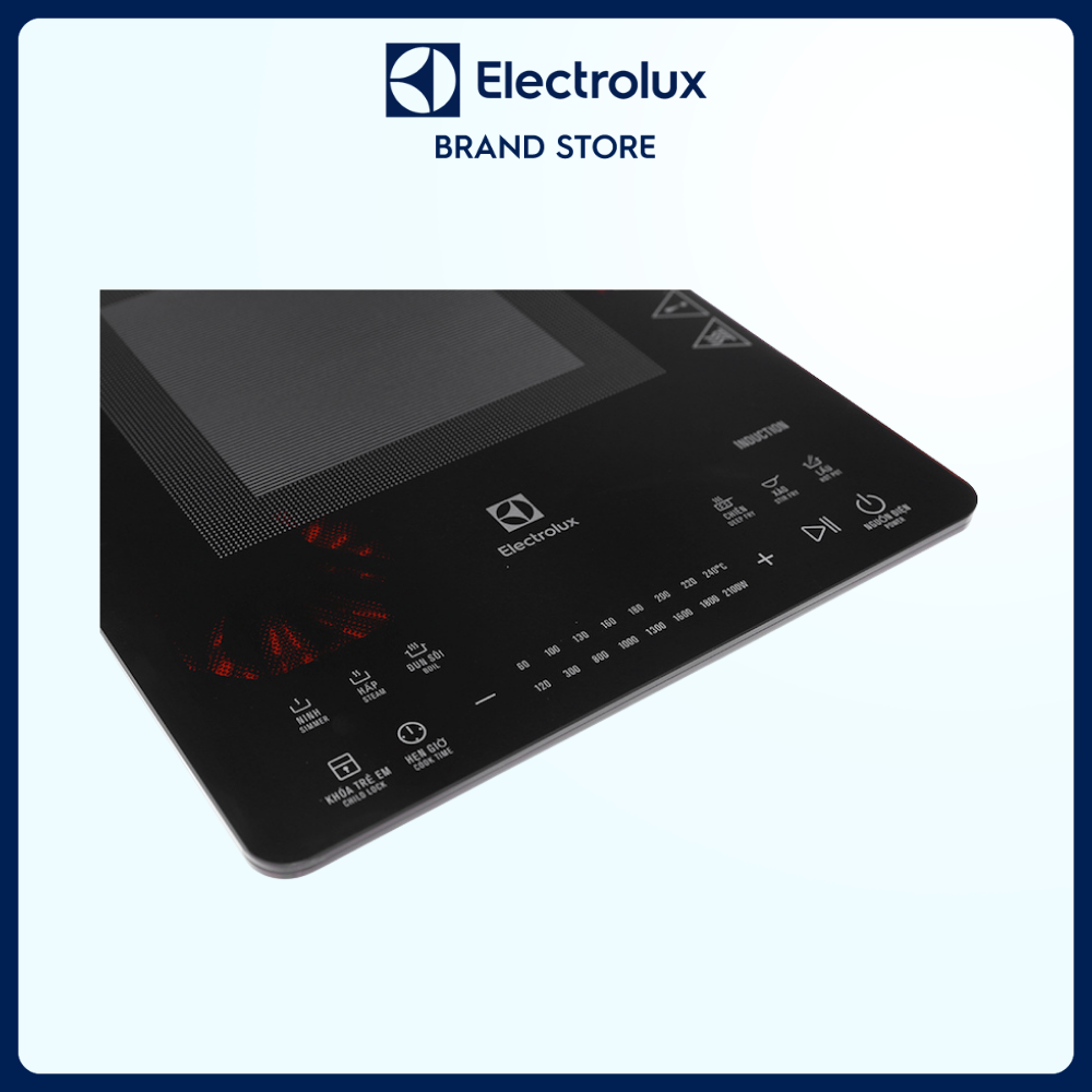 [Tặng Nồi, Chảo, Vỉ Hấp] Bếp từ đơn Electrolux ETD42SKS 8 mức công suất, 6 chương trình nấu cài đặt sẵn - Bảo hành 2 năm toàn quốc [Hàng chính hãng]