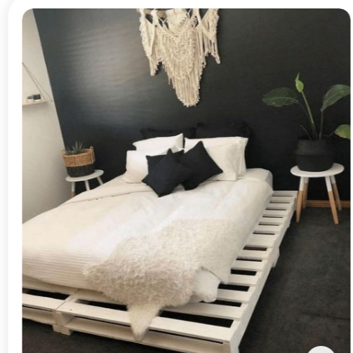 GIƯỜNG NGỦ TỪ GỖ PALLET MỚI DECOR PHÒNG TUYỆT ĐẸP 2020