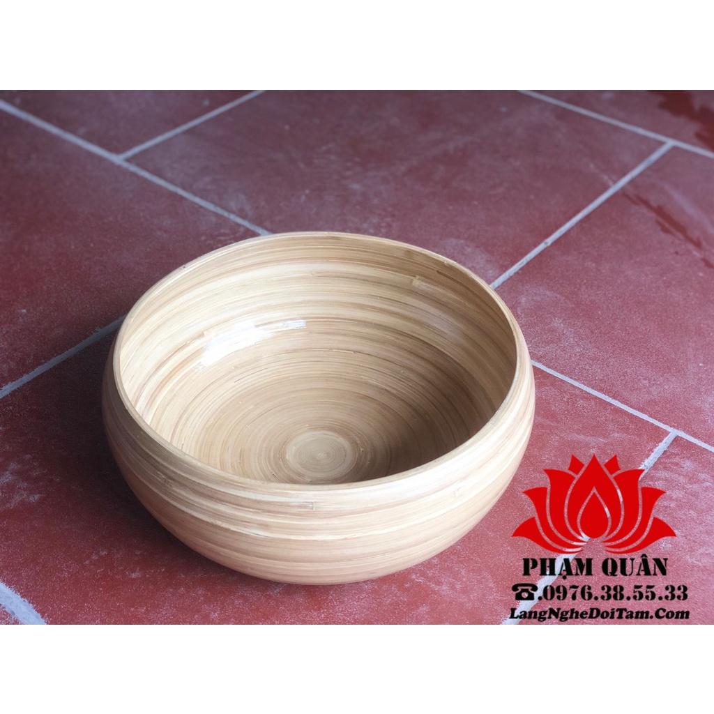 Chậu ngâm chân tay, chậu ngâm tay chân bằng cốt tre size 35cm