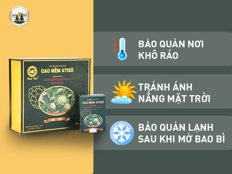 Cao Mềm Atiso Đà Lạt Vĩnh Tiến - Giải độc gan, thanh lọc cơ thể.