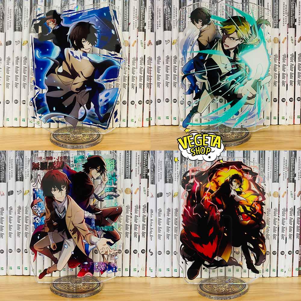 Mô Hình Tượng Standee Acrylic Mica 2 mặt - Văn hào lưu lạc - Bungo Stray Dogs - Dazai Osamu Chuya Nakahara Atsushi