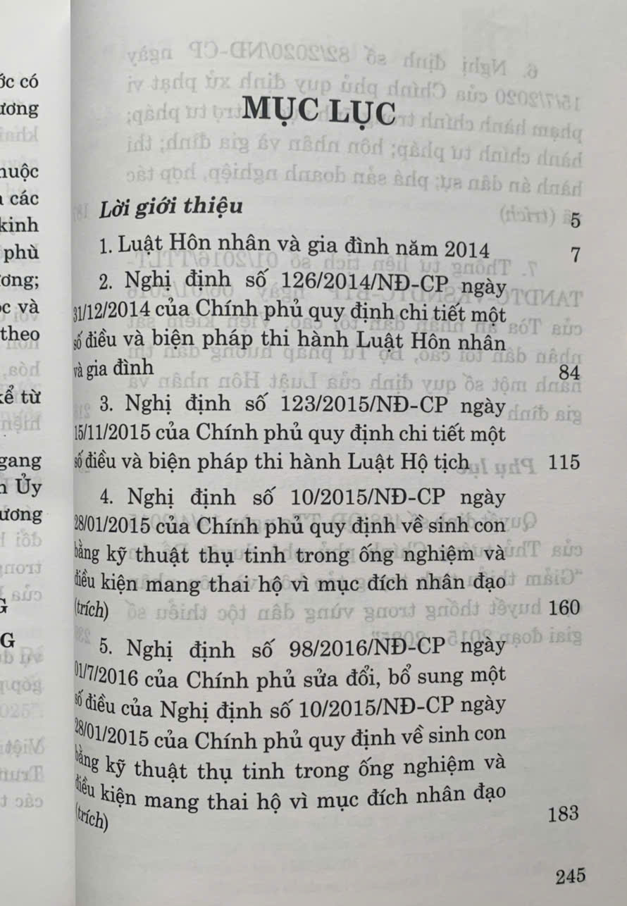 Luật Hôn nhân và Gia đình và các văn bản hướng dẫn thi hành (Tái bản lần thứ ba, có sửa đổi, bổ sung)