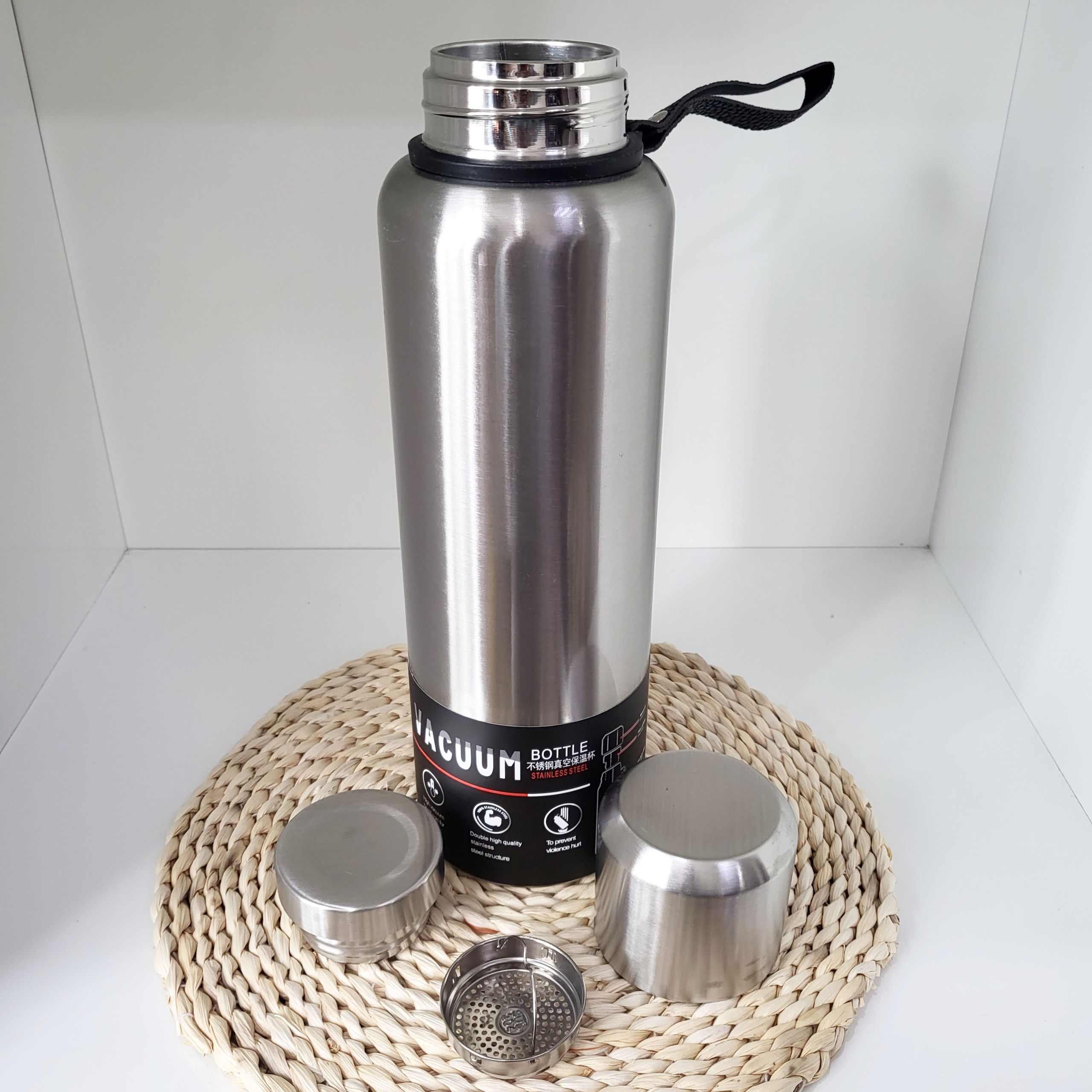 Bình Nước Giữ Nhiệt Kim Cương Inox Cao Cấp - 1500 Mil