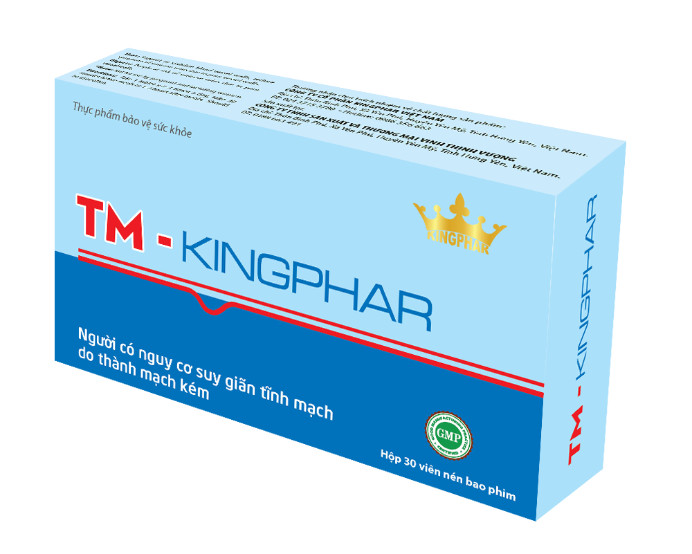 Viên uống tĩnh mạch T-M Kingphar, hộp 30v