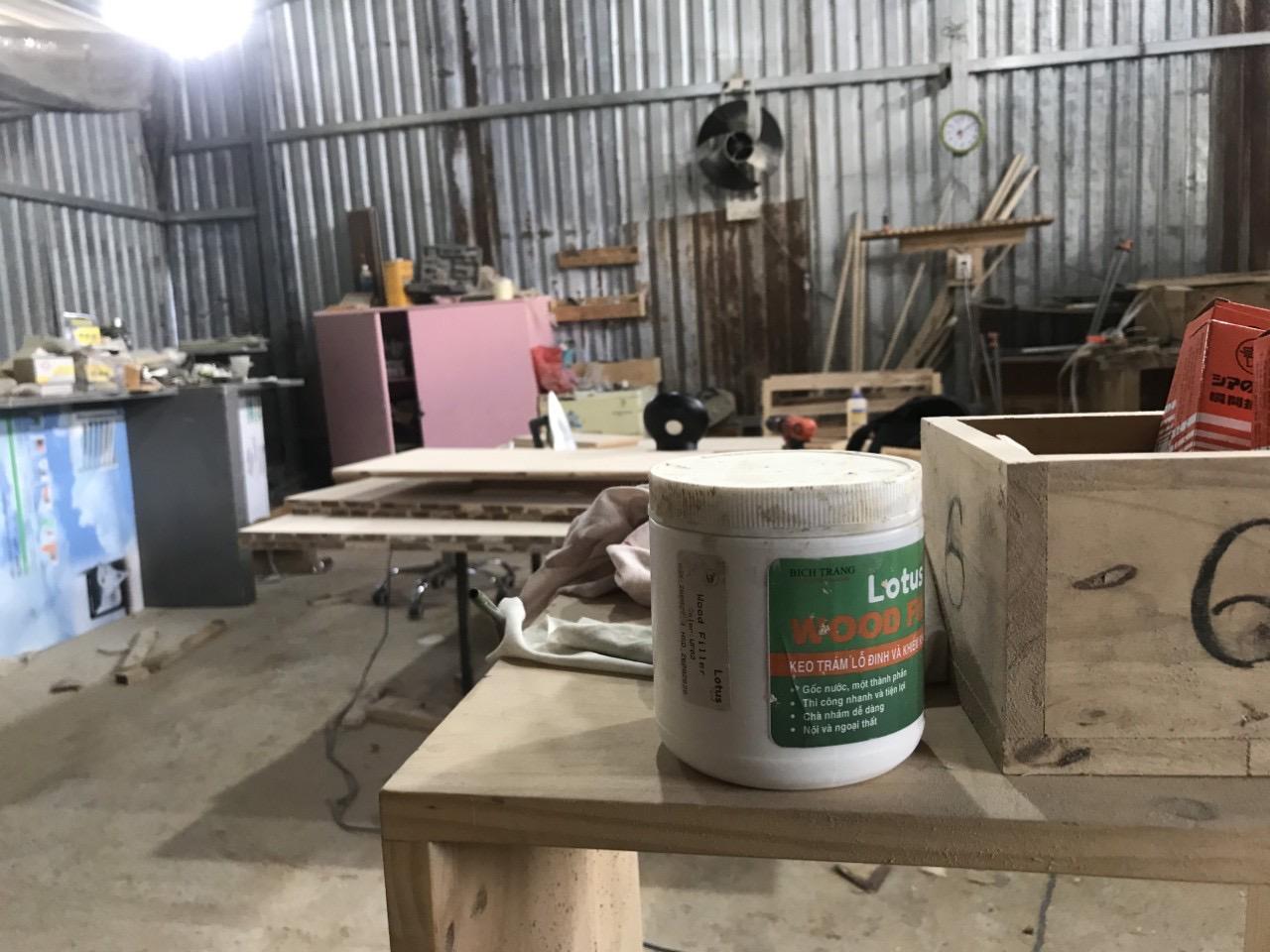 BỘT TRÁM TRÉT KHIẾM KHUYẾT GỖ WOOD FILLER
