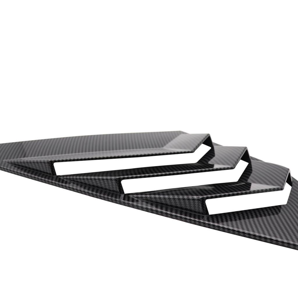 Rear Quarter Panel Window Side Louvers Vent Trim for Ford Focus Hatchback 4D