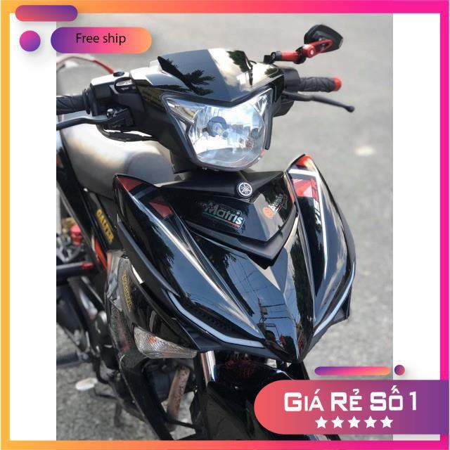 Tem rời dành cho xe ex 150 Y15zr đỏ đen Crom
