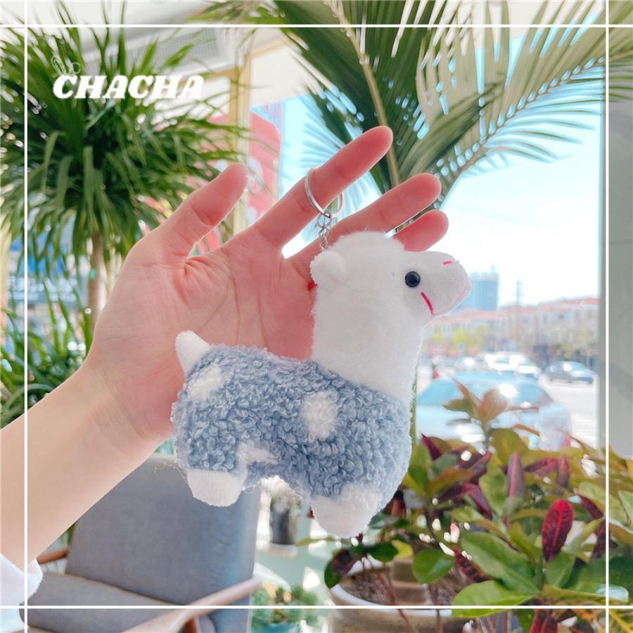 Móc khóa hình Lạc đà Alpaca nhồi bông cute treo balo túi xách siêu dễ thương Chacha Sweet