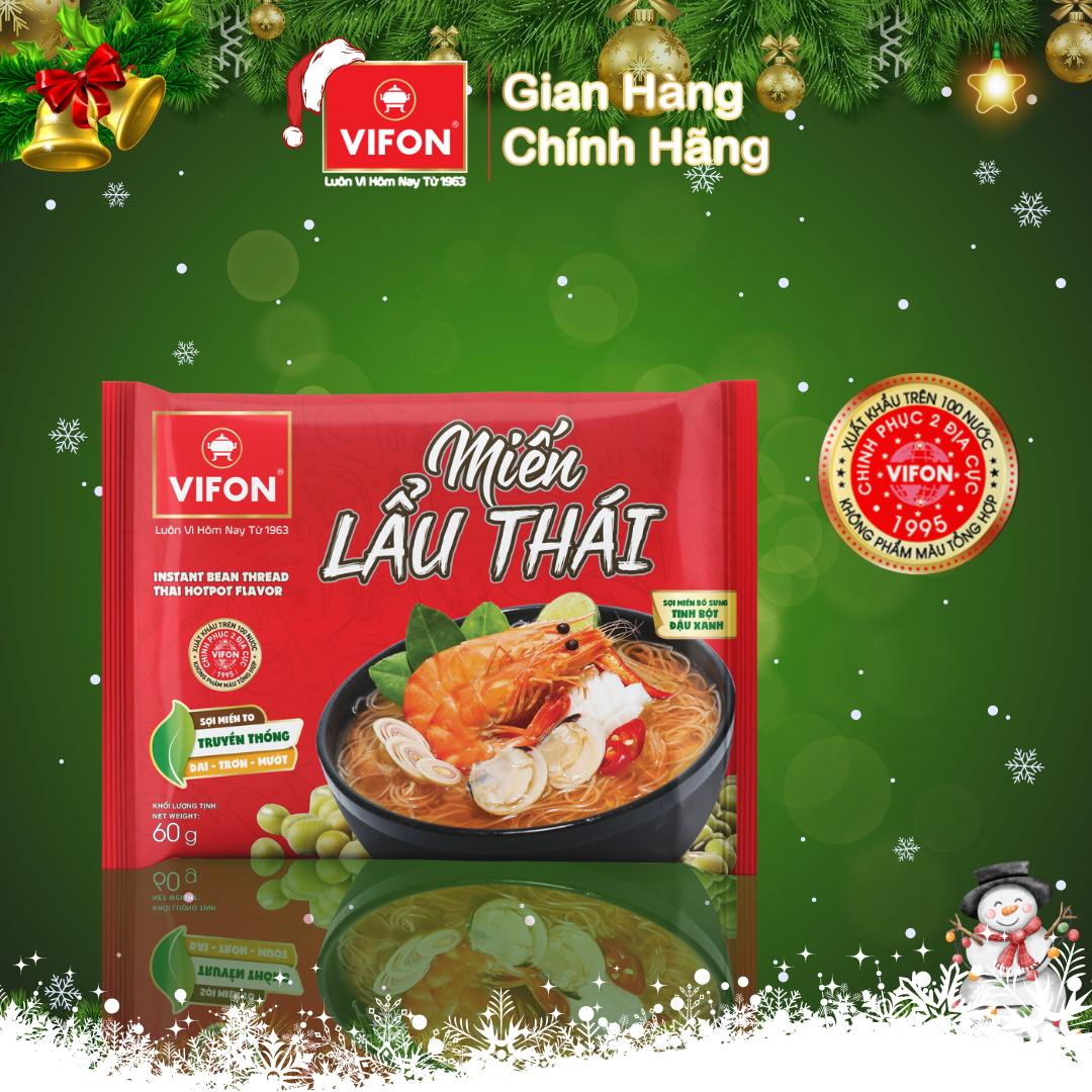 Thùng 24 Miến Lẩu Thái VIFON (60g / Gói)