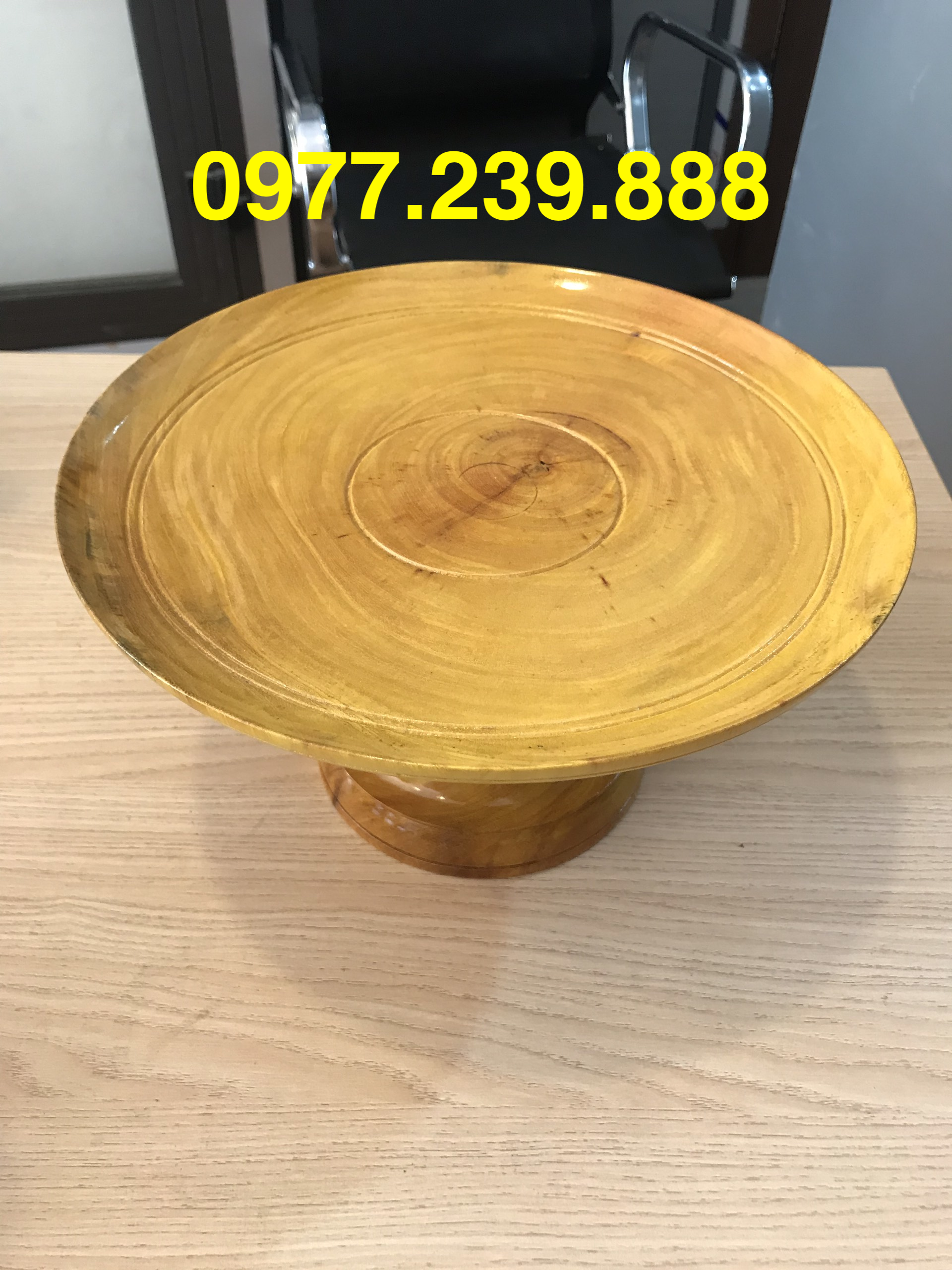 Mâm bồng gỗ hương mít