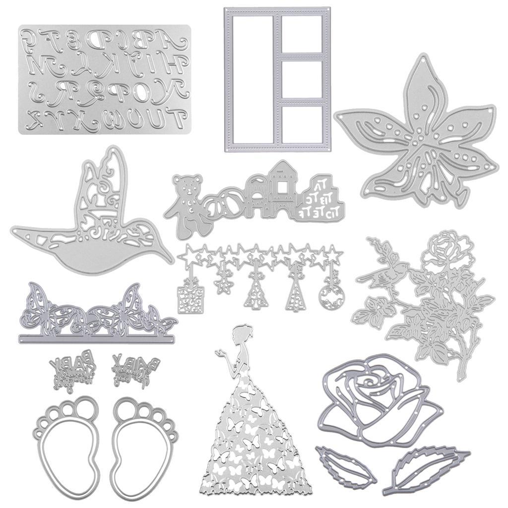 Various Metal DIY Cutting Dies Embossing Album Paper Card Craft Embossing