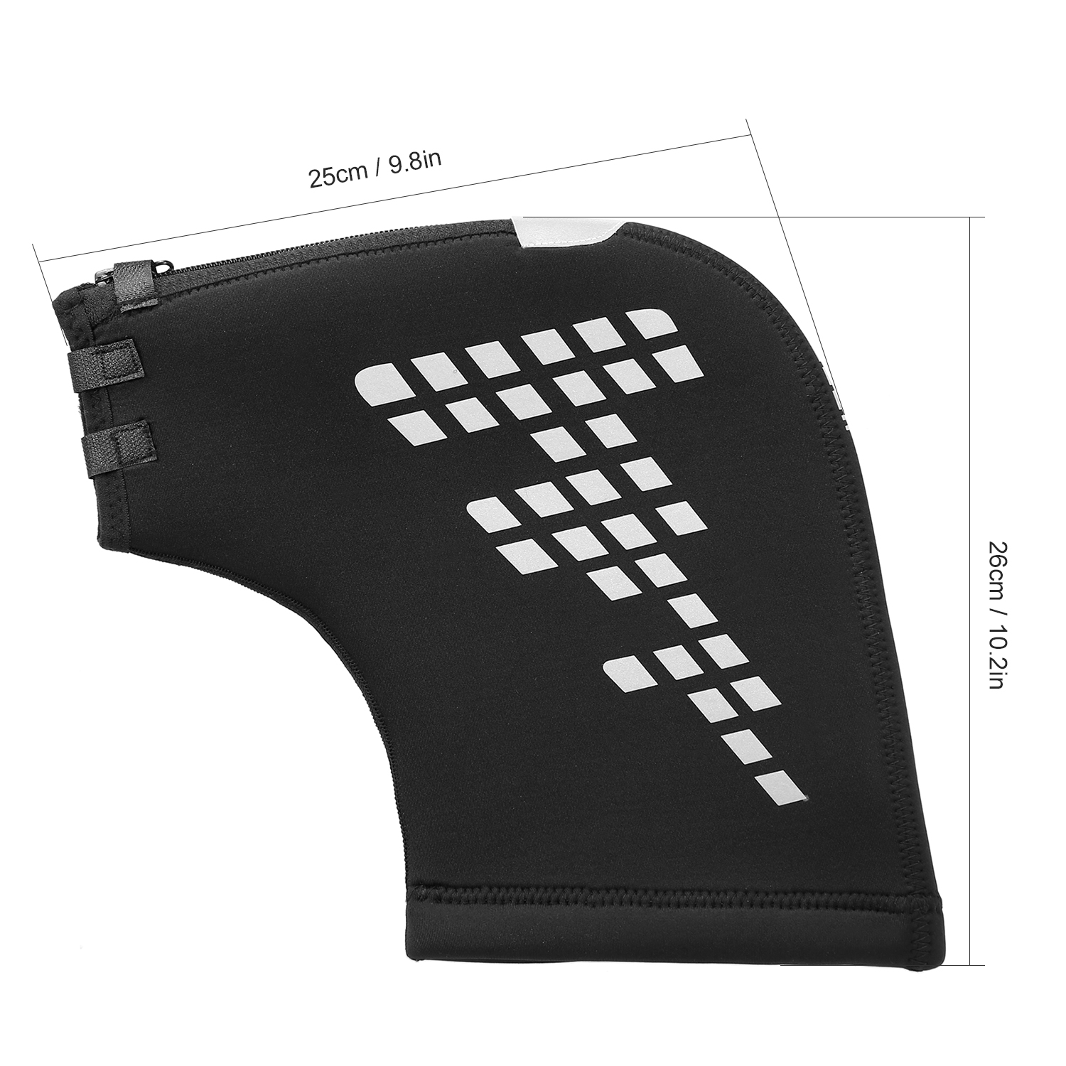 Găng Tay Phản Quang Giữ Nhiệt Gắn Ghi Đông Xe Đạp