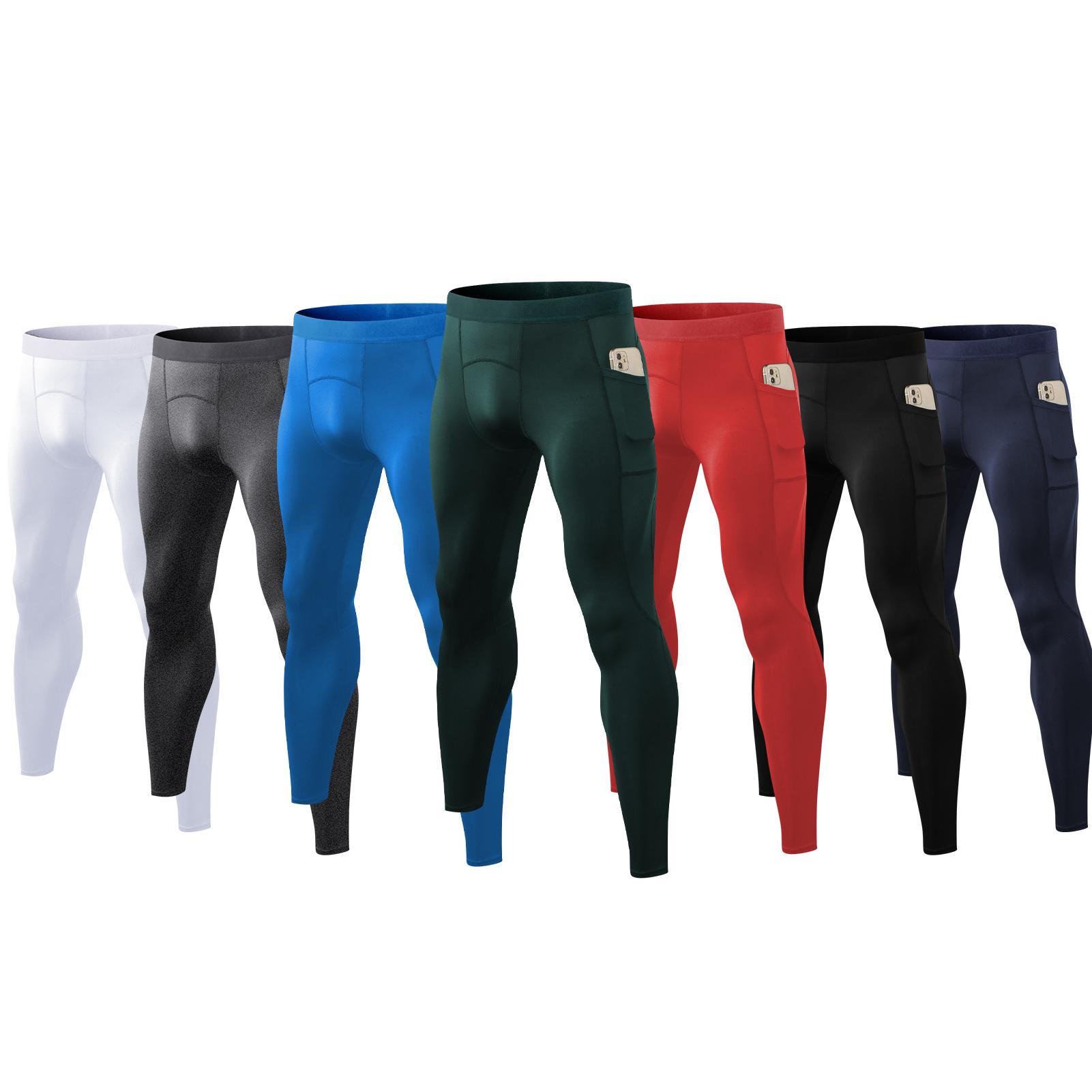 Quần Legging Thể Thao Thoáng Khí Có Dây Rút Có Túi Chống Thấm Nước Cho Nam