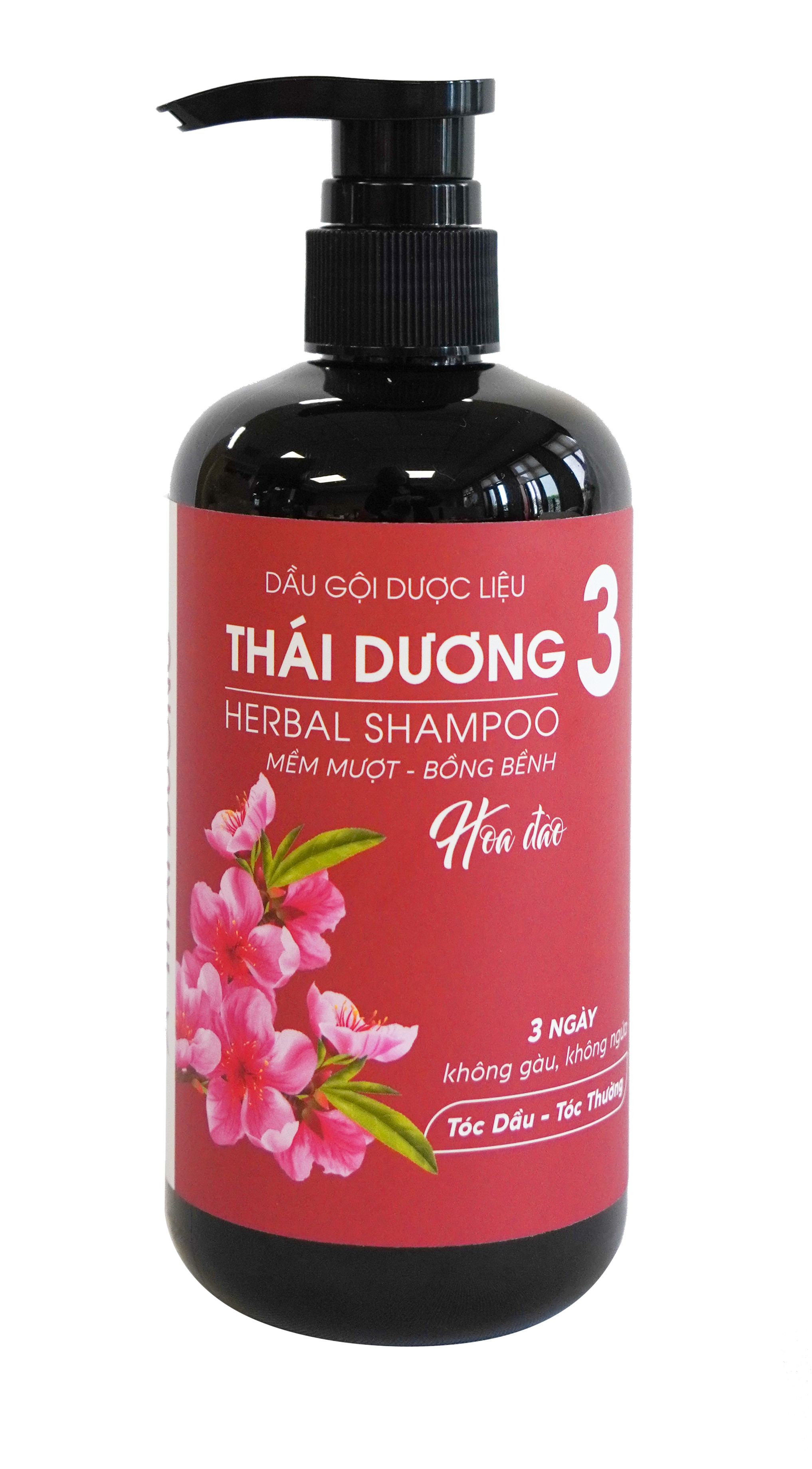 Dầu Gội Dược Liệu Thái Dương 3 (500ml, Hương Hoa Đào)