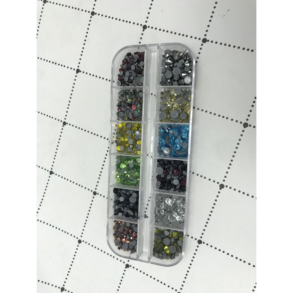 Đá Chân Keo Mix Size 12 Màu Nail