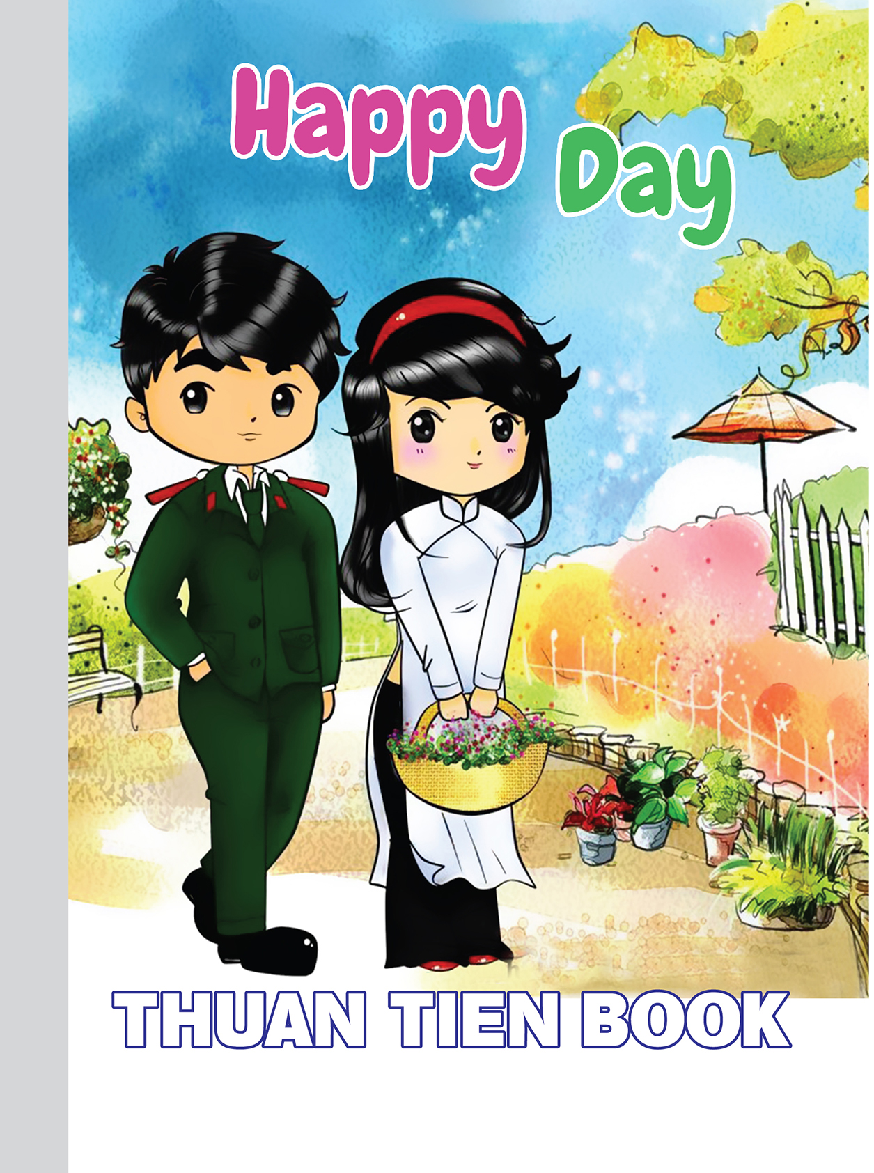 Lốc 10 Quyển Tập học sinh gáy vuông HAPPY DAY - kẻ ngang (96 Trang)  -mẫu ngẫu nhiên